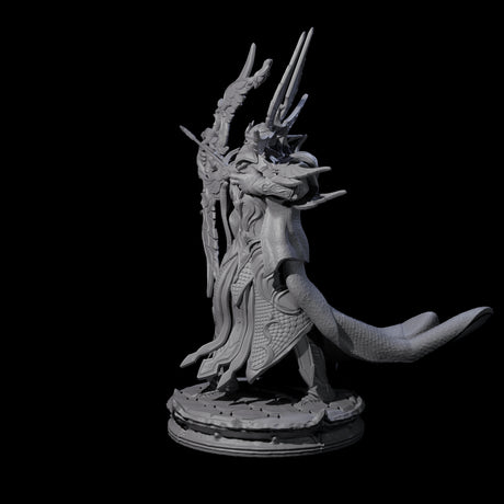 Elite Dark Elf Archer B Miniature for Dungeons and Dragons, Pathfinder or other TTRPGs