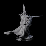 Elite Dark Elf Warrior A Miniature for Dungeons and Dragons, Pathfinder or other TTRPGs