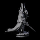 Elite Dark Elf Warrior B Miniature for Dungeons and Dragons, Pathfinder or other TTRPGs