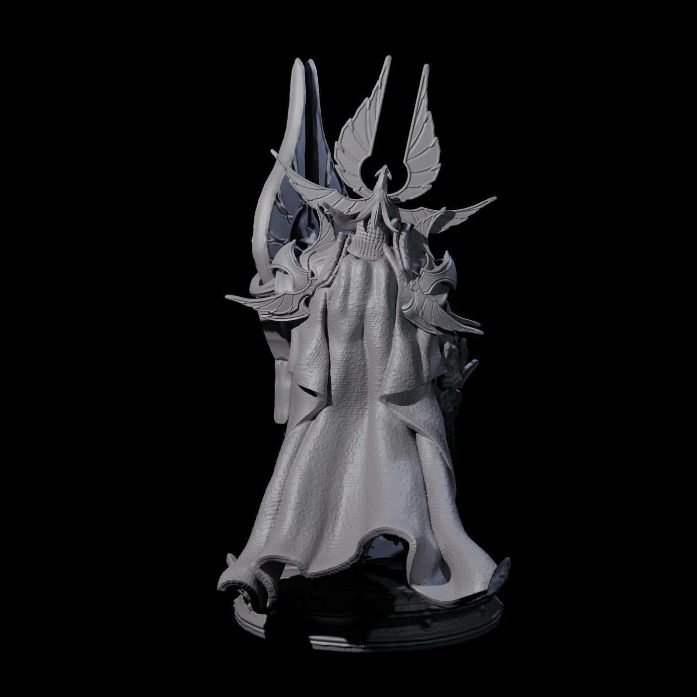 Elite Dark Elf Warrior B Miniature for Dungeons and Dragons, Pathfinder or other TTRPGs