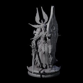 Elite Dark Elf Warrior B Miniature for Dungeons and Dragons, Pathfinder or other TTRPGs
