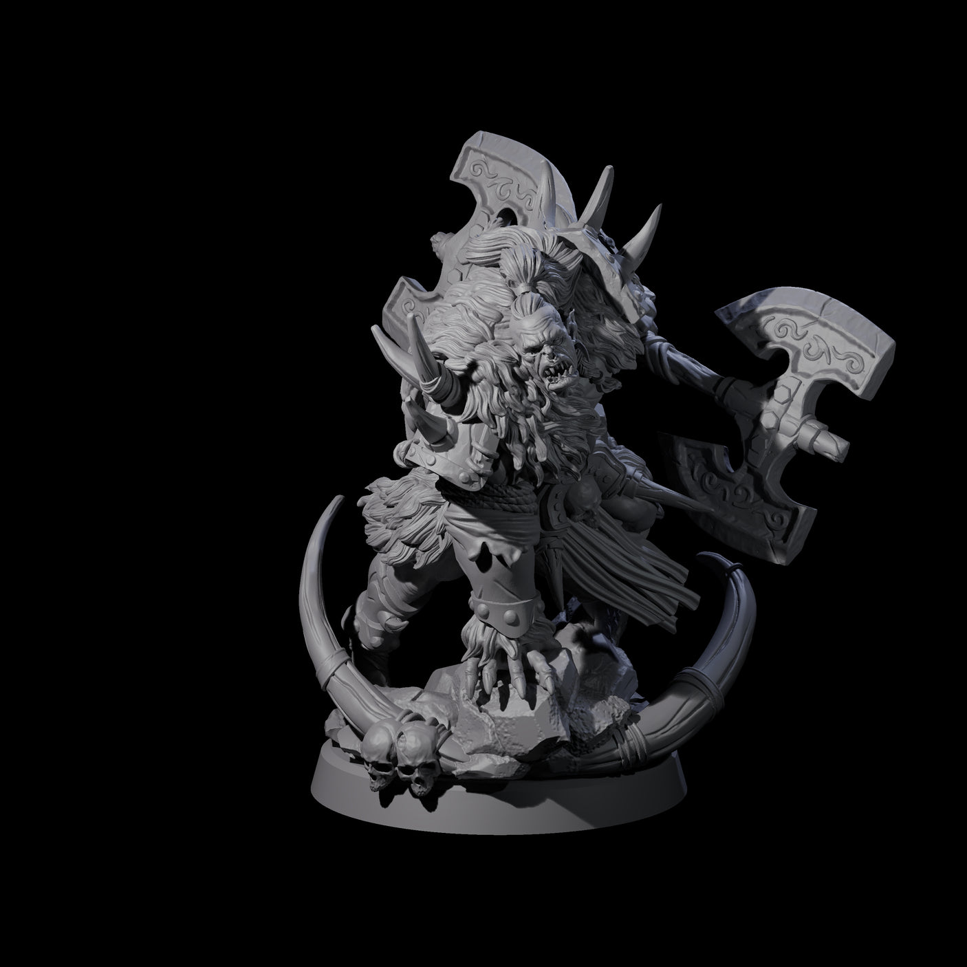 Elite Orc Hit Squad A Miniature for Dungeons and Dragons, Pathfinder or other TTRPGs