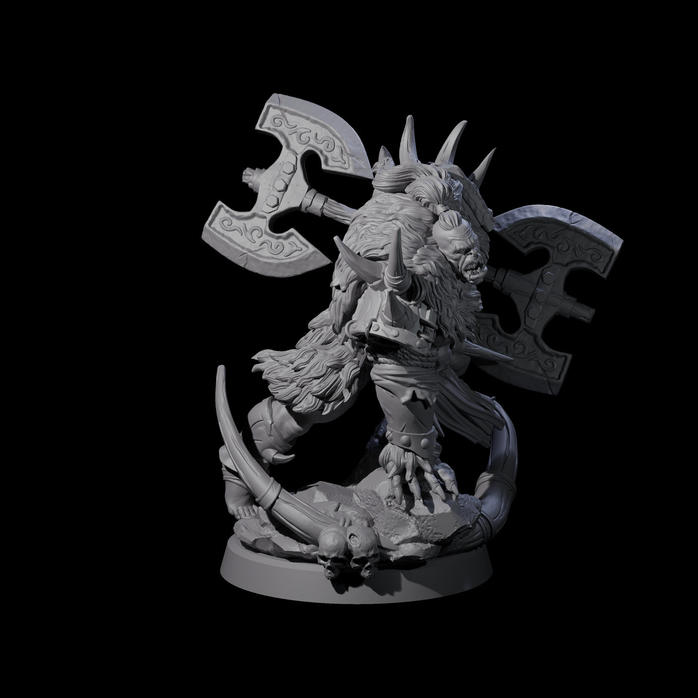 Elite Orc Hit Squad A Miniature for Dungeons and Dragons, Pathfinder or other TTRPGs