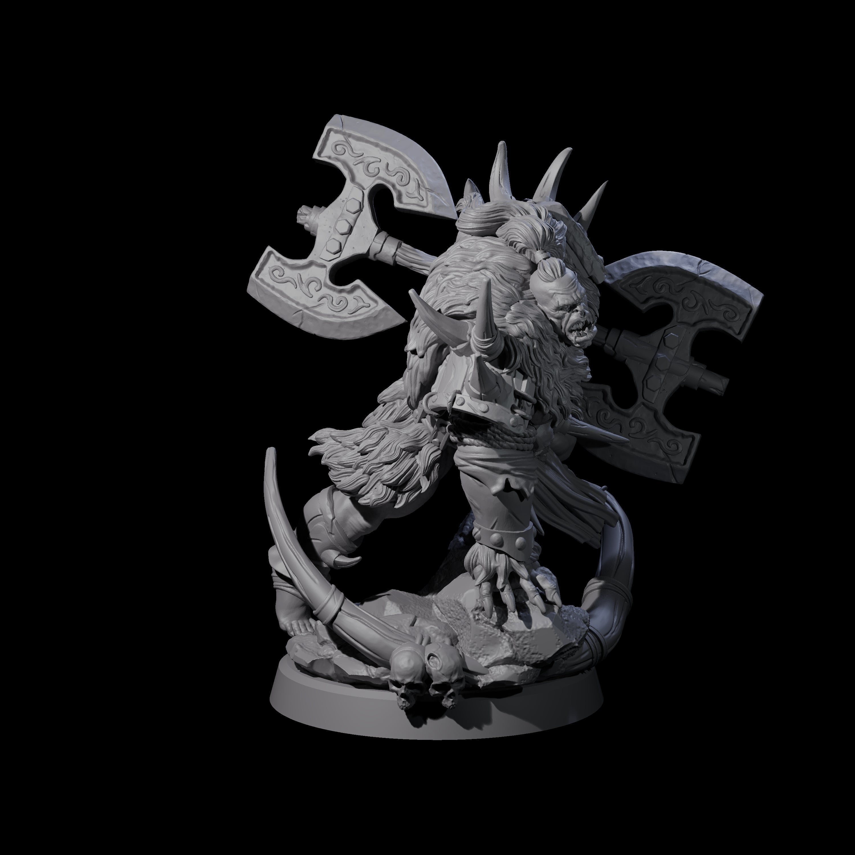 Elite Orc Hit Squad A Miniature for Dungeons and Dragons, Pathfinder or other TTRPGs