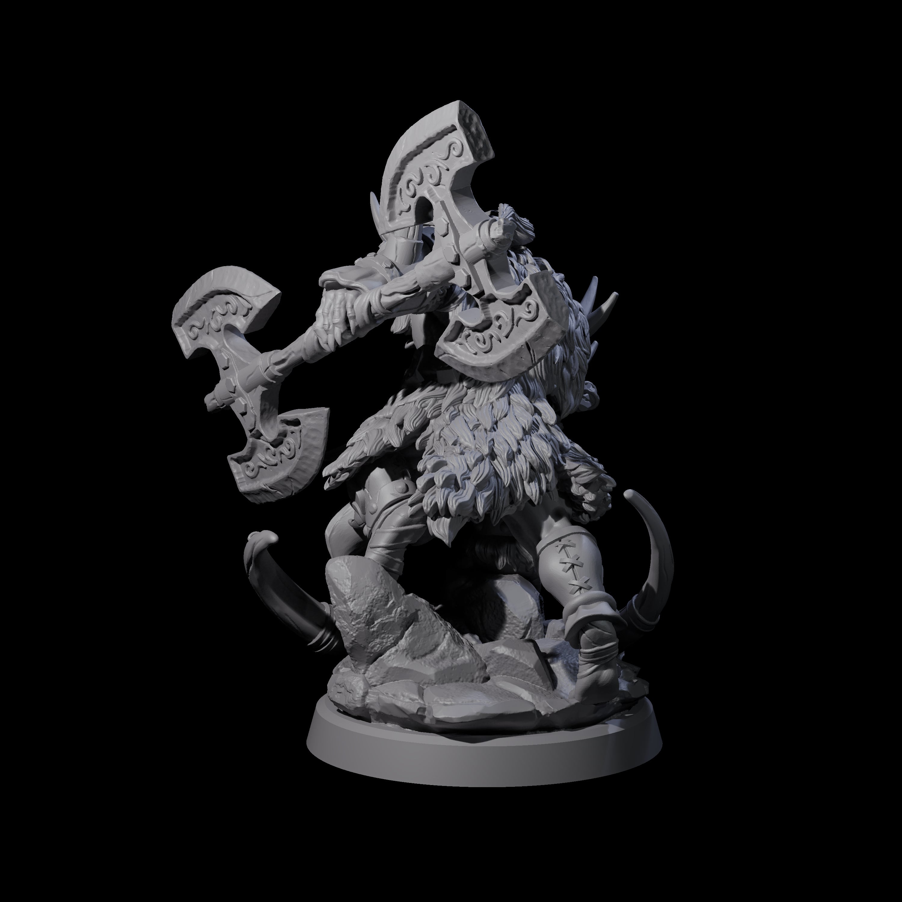Elite Orc Hit Squad A Miniature for Dungeons and Dragons, Pathfinder or other TTRPGs