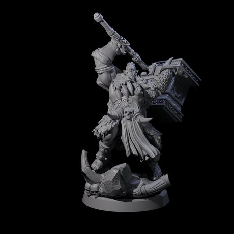 Elite Orc Hit Squad B Miniature for Dungeons and Dragons, Pathfinder or other TTRPGs