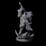 Elite Orc Hit Squad B Miniature for Dungeons and Dragons, Pathfinder or other TTRPGs