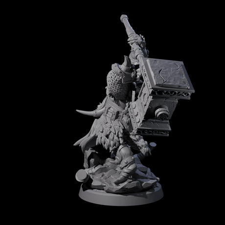 Elite Orc Hit Squad B Miniature for Dungeons and Dragons, Pathfinder or other TTRPGs