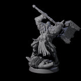Elite Orc Hit Squad B Miniature for Dungeons and Dragons, Pathfinder or other TTRPGs
