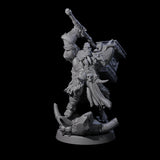 Elite Orc Hit Squad B Miniature for Dungeons and Dragons, Pathfinder or other TTRPGs