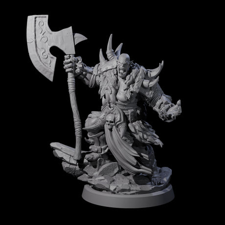 Elite Orc Hit Squad C Miniature for Dungeons and Dragons, Pathfinder or other TTRPGs