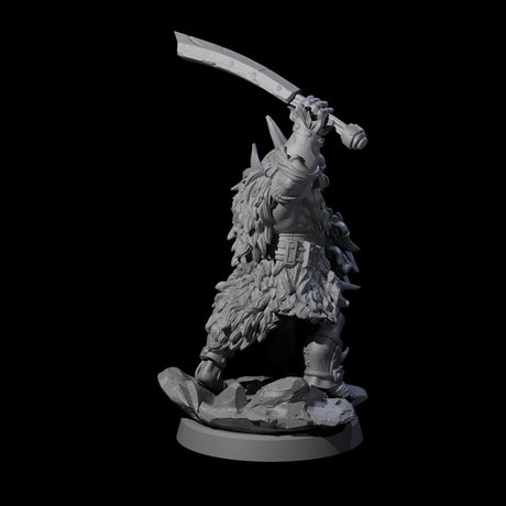 Elite Orc Hit Squad D Miniature for Dungeons and Dragons, Pathfinder or other TTRPGs