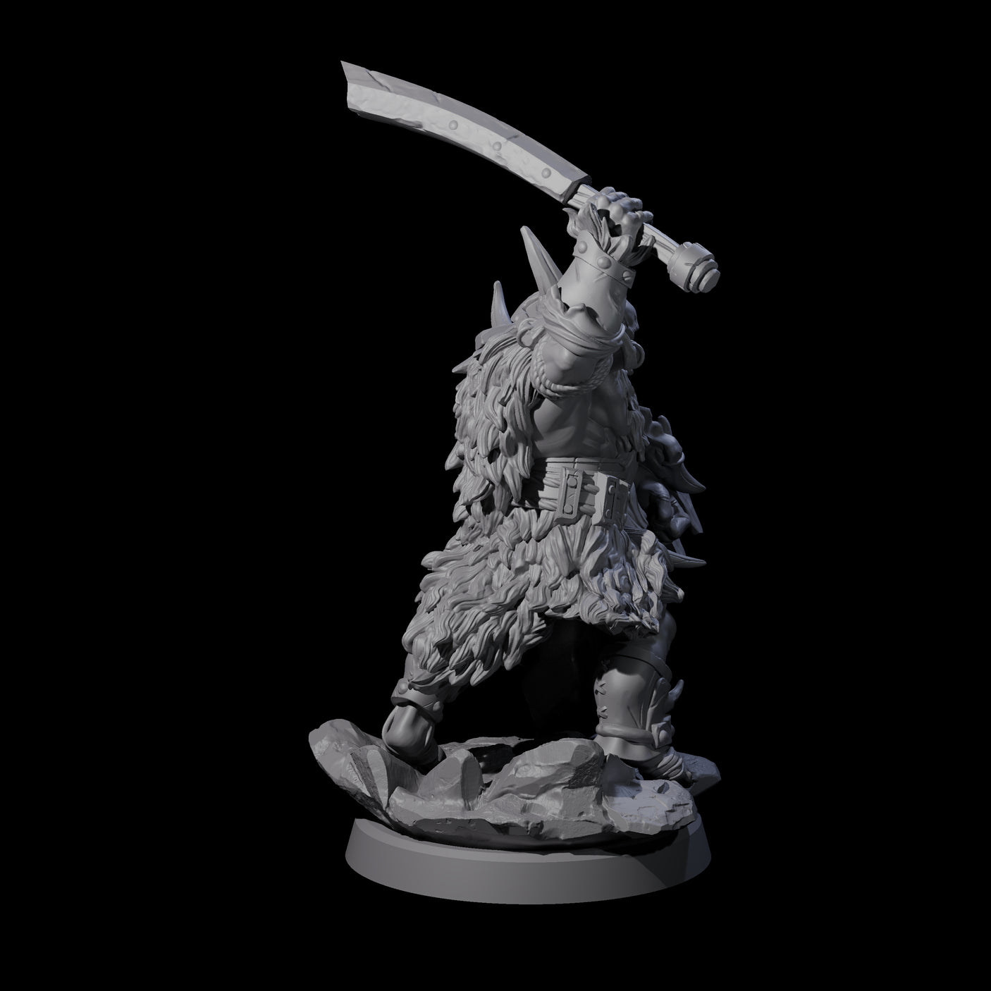 Elite Orc Hit Squad Miniature for Dungeons and Dragons, Pathfinder or other TTRPGs