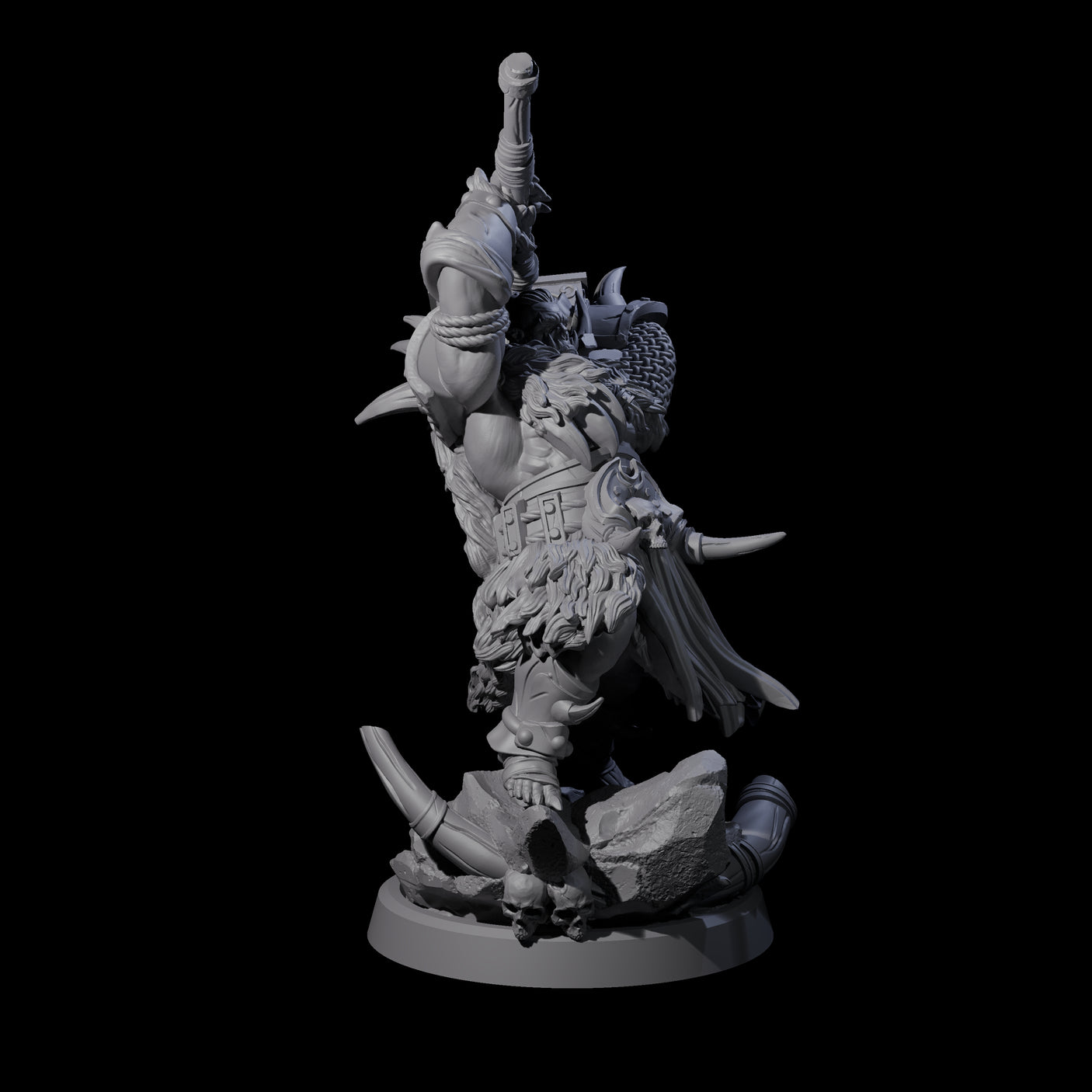 Elite Orc Hit Squad Miniature for Dungeons and Dragons, Pathfinder or other TTRPGs