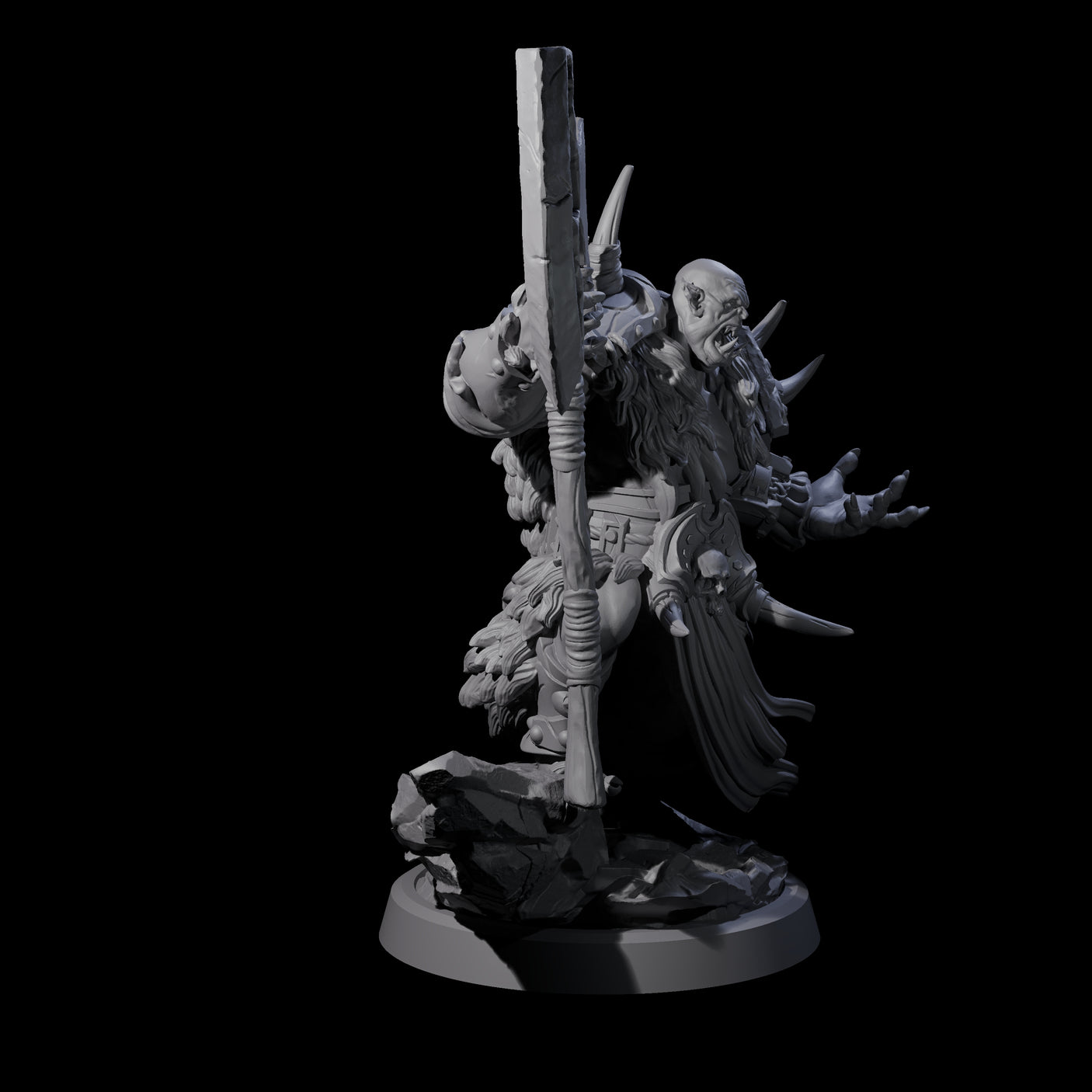 Elite Orc Hit Squad Miniature for Dungeons and Dragons, Pathfinder or other TTRPGs