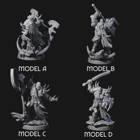 Elite Orc Hit Squad Miniature for Dungeons and Dragons, Pathfinder or other TTRPGs