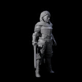Elmna - Captain of the Guard Miniature for Dungeons and Dragons, Pathfinder or other TTRPGs