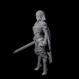 Elmna - Captain of the Guard Miniature for Dungeons and Dragons, Pathfinder or other TTRPGs
