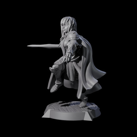 Elune - Striking Fighter Miniature for Dungeons and Dragons, Pathfinder or other TTRPGs