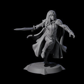 Elune - Striking Fighter Miniature for Dungeons and Dragons, Pathfinder or other TTRPGs