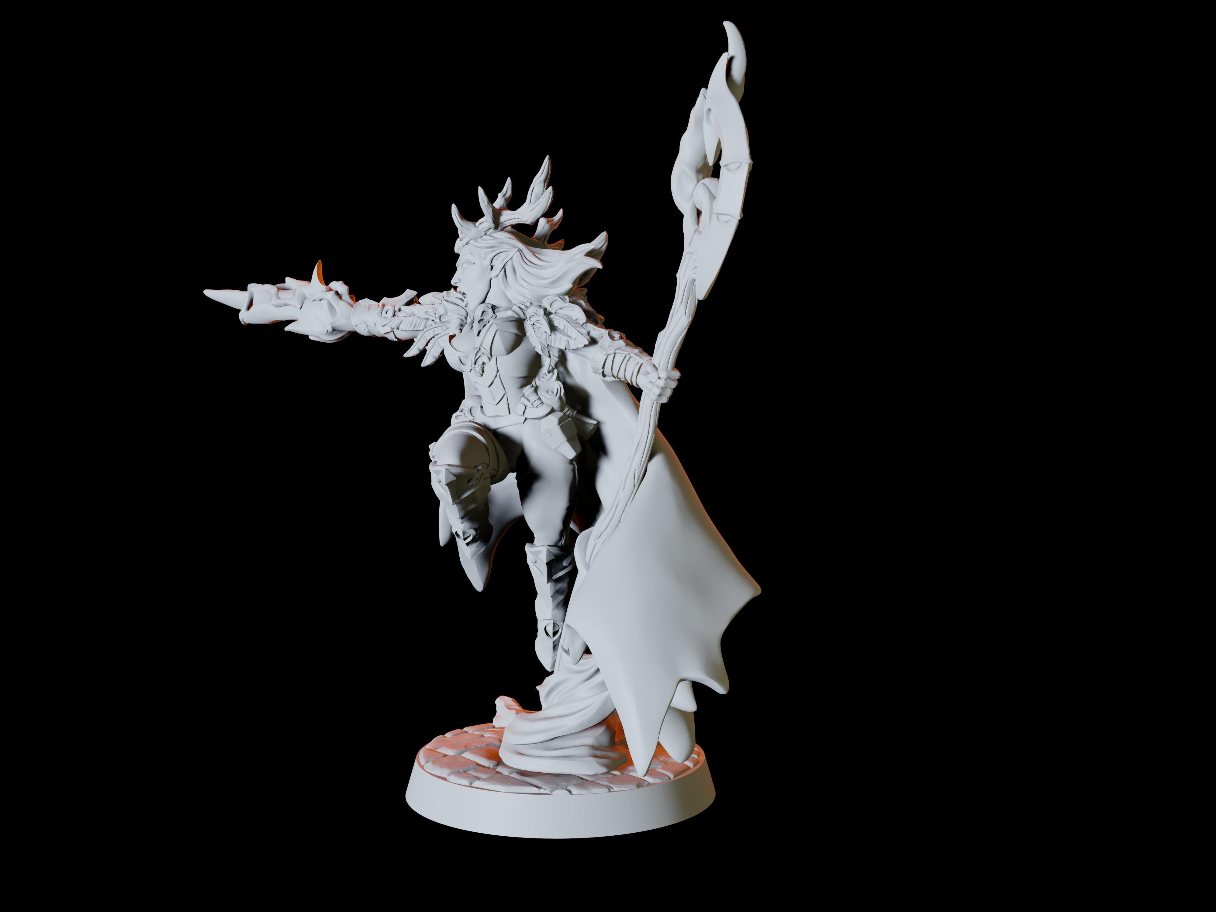 Elf Druid Miniature for Dungeons and Dragons - Myth Forged