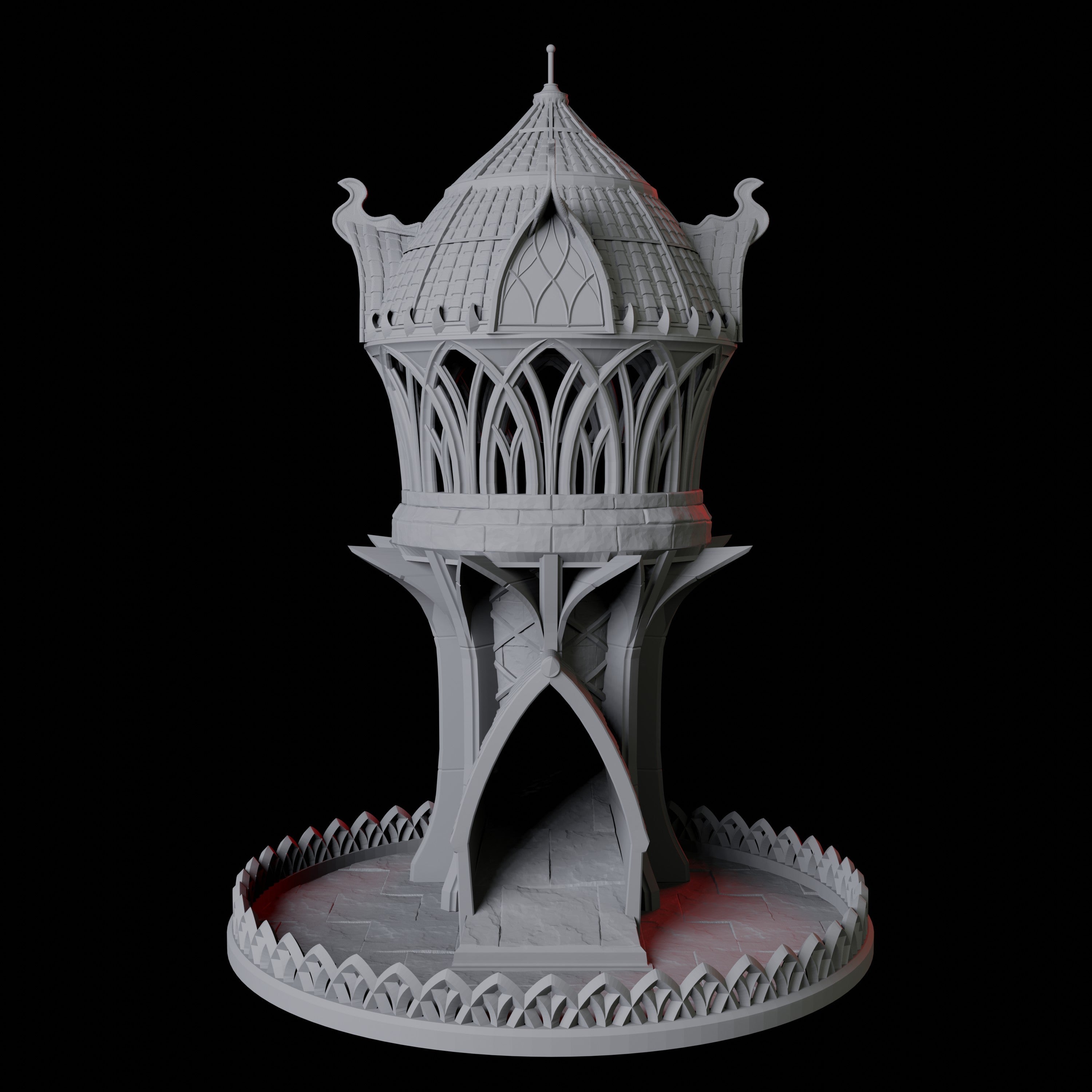 Elven Tower Dice Tower Miniature for Dungeons and Dragons