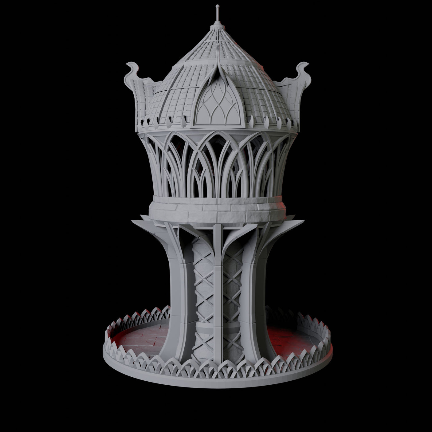 Elven Tower Dice Tower Miniature for Dungeons and Dragons, Pathfinder or other TTRPGs
