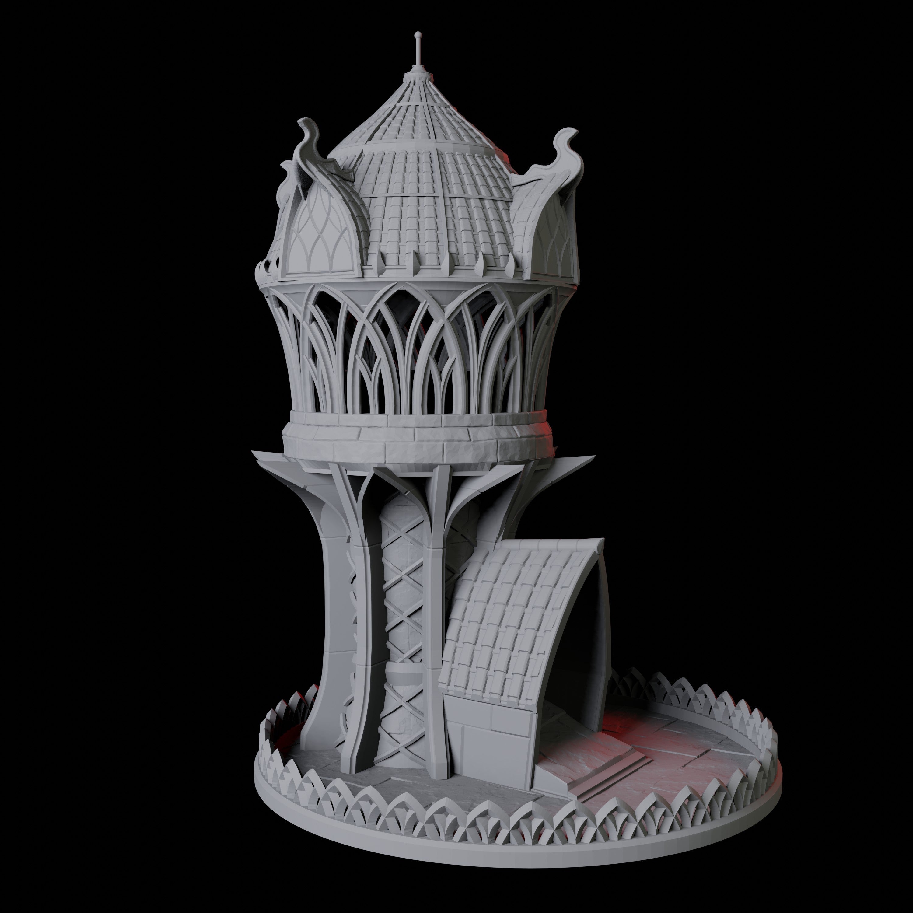 Elven Tower Dice Tower Miniature for Dungeons and Dragons