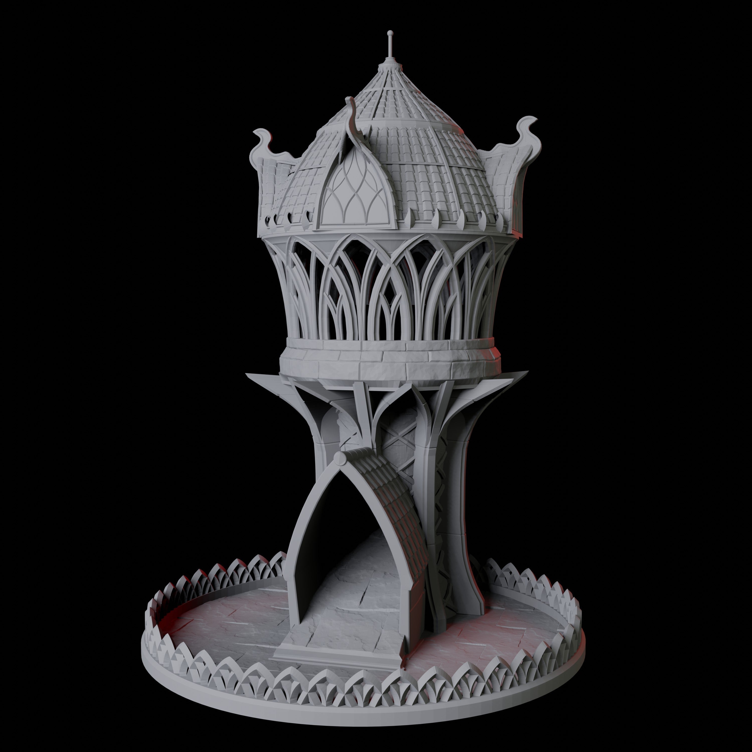 Elven Tower Dice Tower Miniature for Dungeons and Dragons