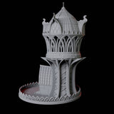 Elven Tower Dice Tower Miniature for Dungeons and Dragons, Pathfinder or other TTRPGs