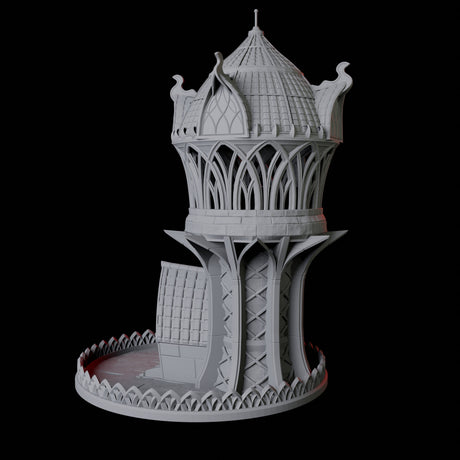 Elven Tower Dice Tower Miniature for Dungeons and Dragons, Pathfinder or other TTRPGs