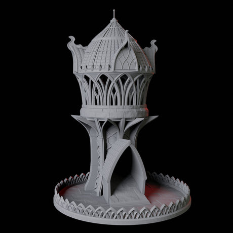 Elven Tower Dice Tower Miniature for Dungeons and Dragons, Pathfinder or other TTRPGs