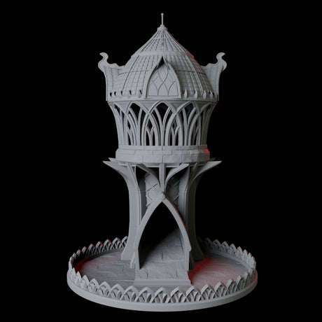 Elven Tower Dice Tower Miniature for Dungeons and Dragons, Pathfinder or other TTRPGs