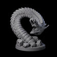 Emerging Purple Worm A Miniature for Dungeons and Dragons, Pathfinder or other TTRPGs