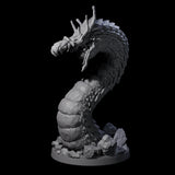 Emerging Purple Worm C Miniature for Dungeons and Dragons, Pathfinder or other TTRPGs