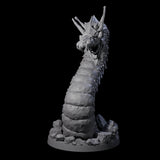 Emerging Purple Worm C Miniature for Dungeons and Dragons, Pathfinder or other TTRPGs