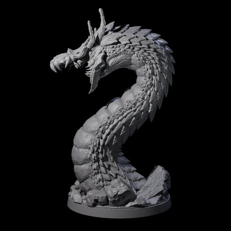 Emerging Purple Worm C Miniature for Dungeons and Dragons, Pathfinder or other TTRPGs