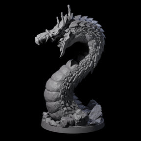 Emerging Purple Worm C Miniature for Dungeons and Dragons, Pathfinder or other TTRPGs