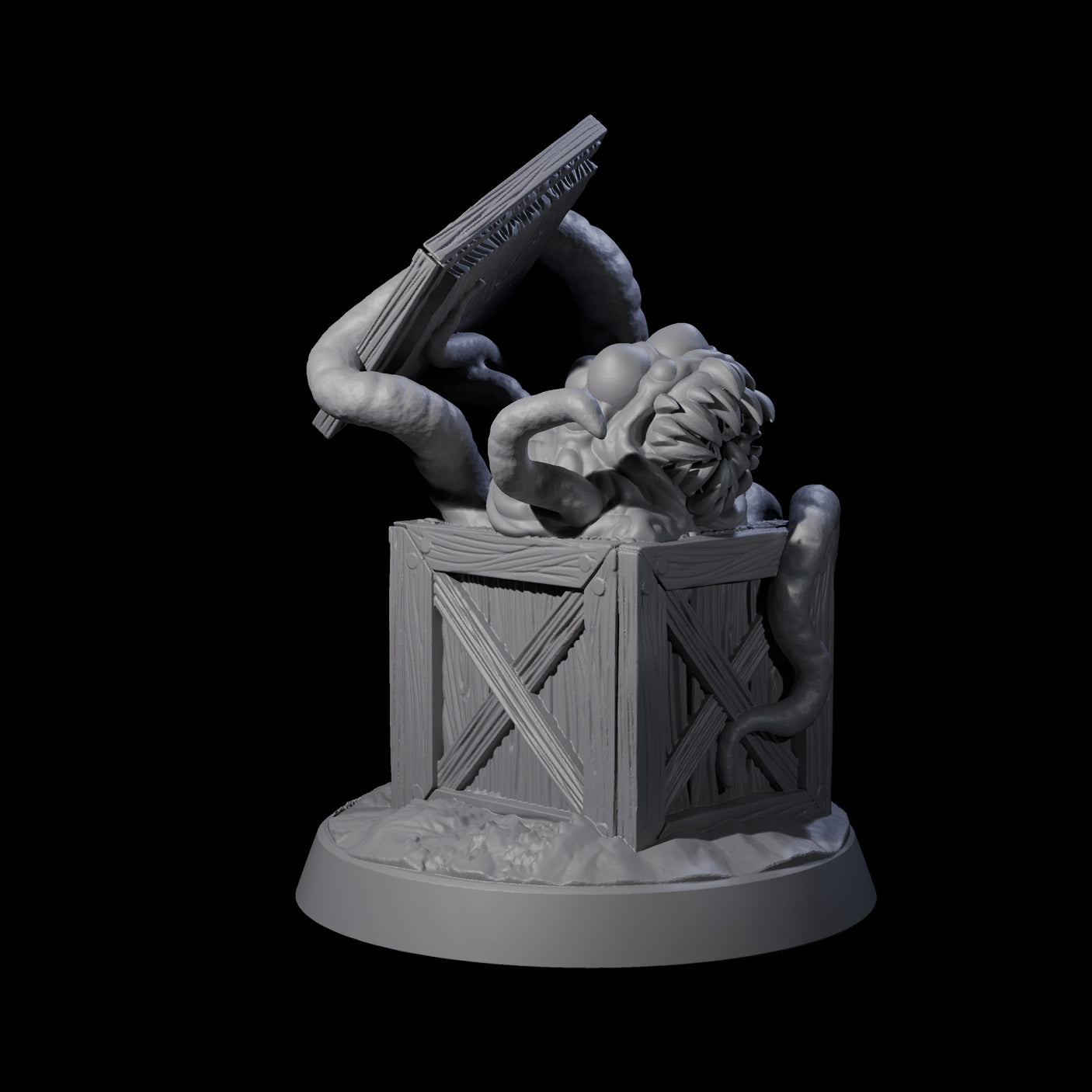 Emerging Shoggoth Spawn Miniature for Dungeons and Dragons, Pathfinder or other TTRPGs