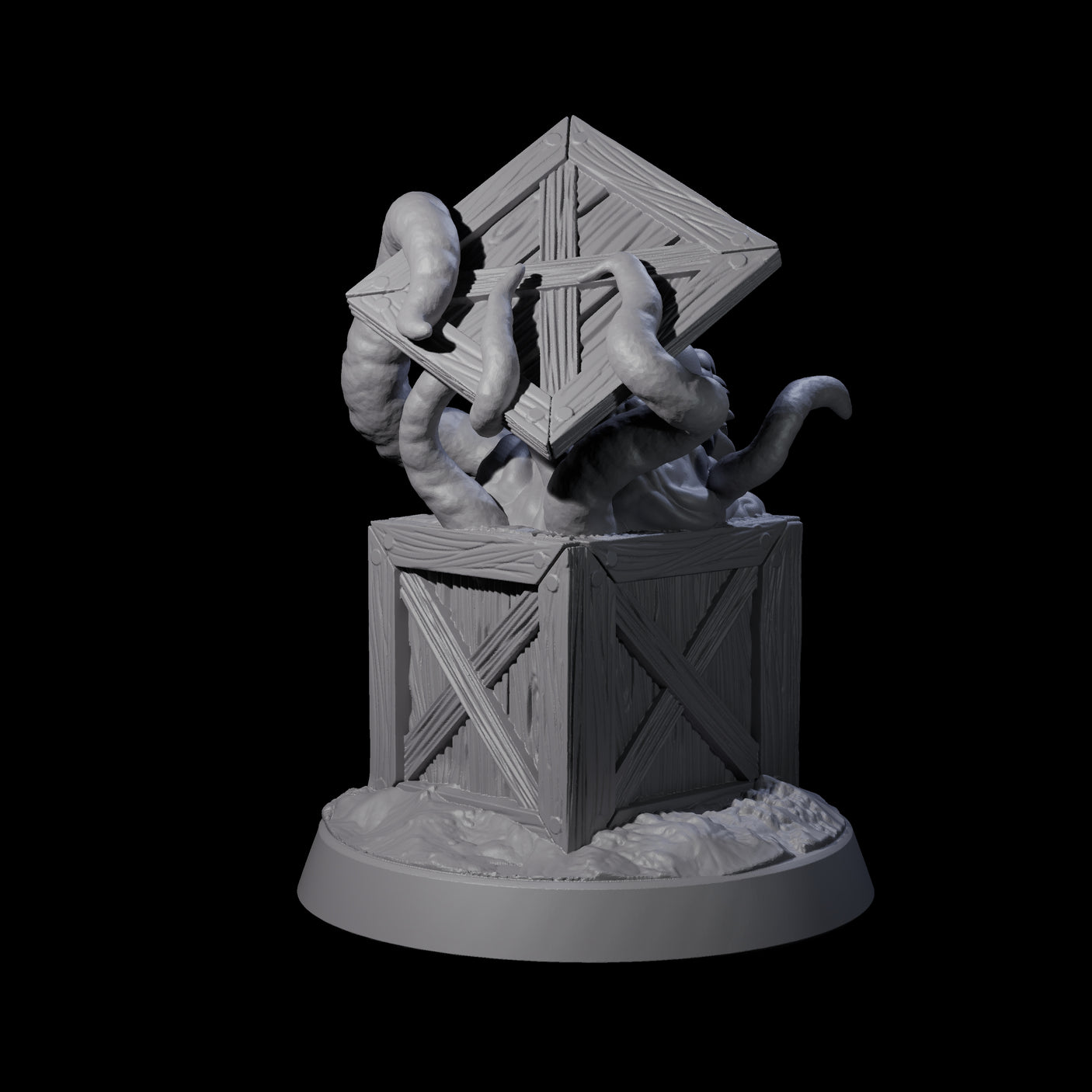Emerging Shoggoth Spawn Miniature for Dungeons and Dragons, Pathfinder or other TTRPGs