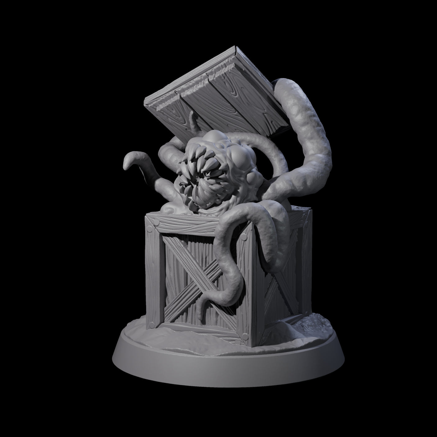 Emerging Shoggoth Spawn Miniature for Dungeons and Dragons, Pathfinder or other TTRPGs