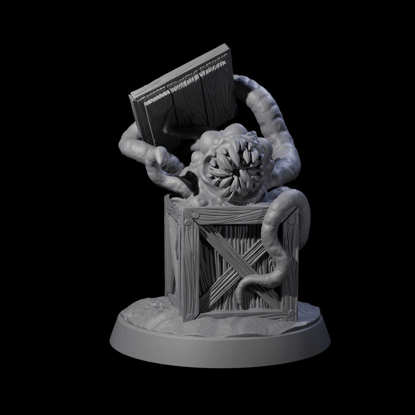 Emerging Shoggoth Spawn Miniature for Dungeons and Dragons, Pathfinder or other TTRPGs