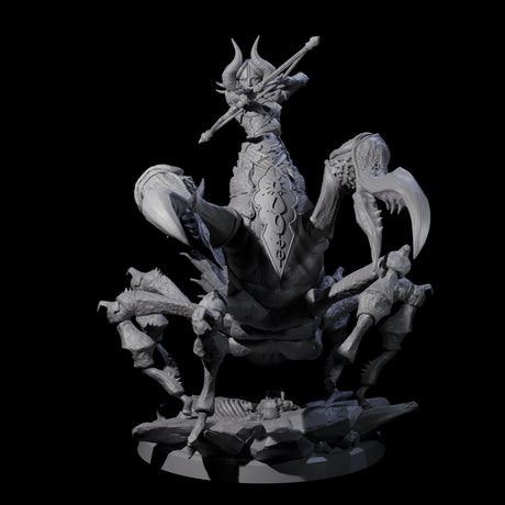 Enchanting Scorpion Drider A Miniature for Dungeons and Dragons, Pathfinder or other TTRPGs