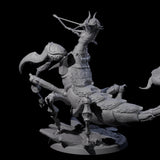 Enchanting Scorpion Drider A Miniature for Dungeons and Dragons, Pathfinder or other TTRPGs