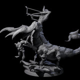 Enchanting Scorpion Drider A Miniature for Dungeons and Dragons, Pathfinder or other TTRPGs