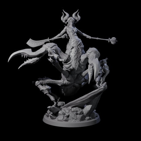 Enchanting Scorpion Drider B Miniature for Dungeons and Dragons, Pathfinder or other TTRPGs