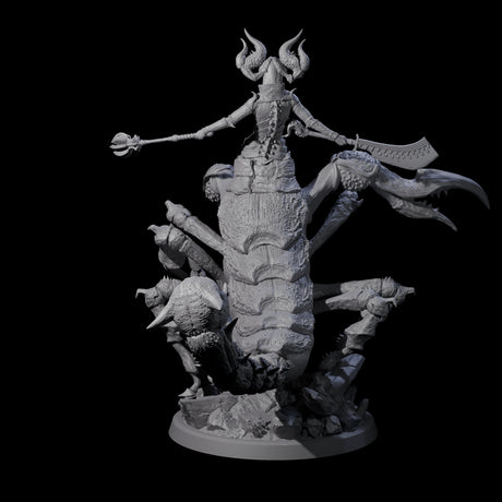 Enchanting Scorpion Drider B Miniature for Dungeons and Dragons, Pathfinder or other TTRPGs