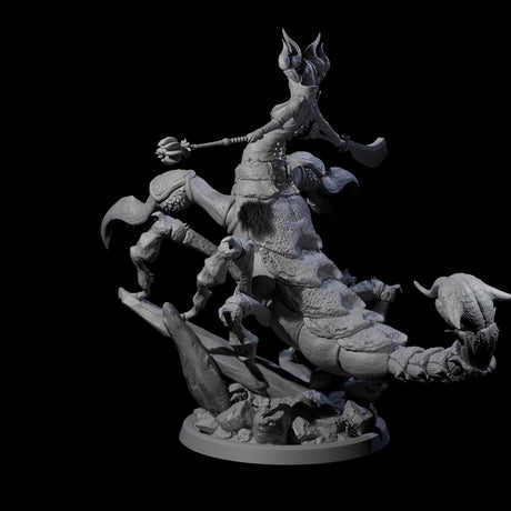 Enchanting Scorpion Drider B Miniature for Dungeons and Dragons, Pathfinder or other TTRPGs