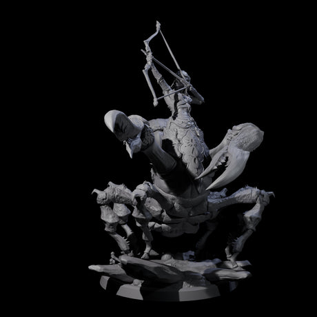 Enchanting Scorpion Drider C Miniature for Dungeons and Dragons, Pathfinder or other TTRPGs