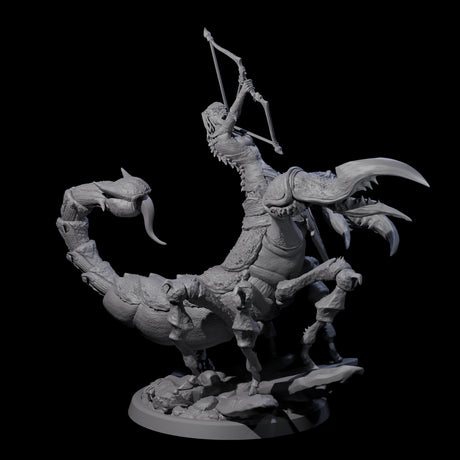 Enchanting Scorpion Drider C Miniature for Dungeons and Dragons, Pathfinder or other TTRPGs
